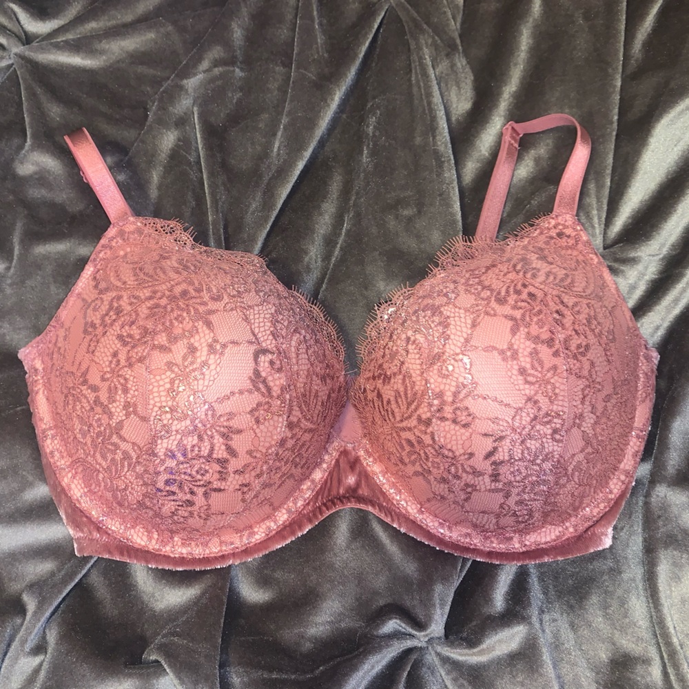Pink Lace Very Sexy Push Up Victorias Secret Bra